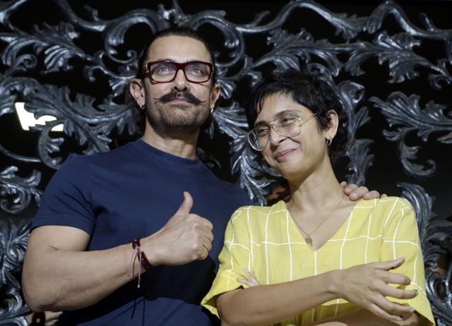 (File) Aamir Khan said he and Kiran Rao believe in safe workplace while exiting Mogul. (AP) (File) Aamir Khan said he and Kiran Rao believe in safe workplace while exiting Mogul. (AP)
