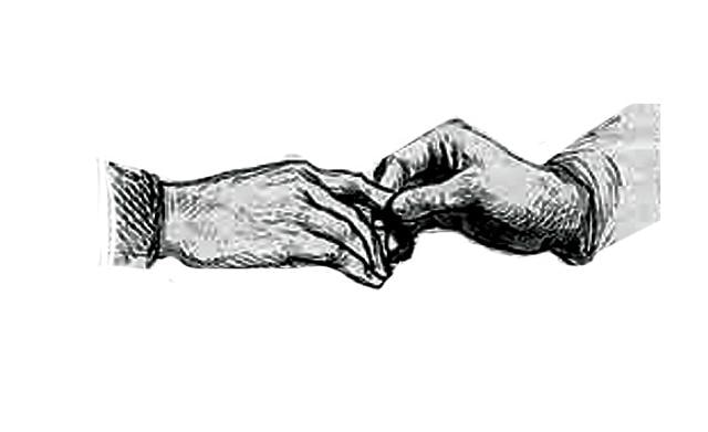The offer is never made in words but always by squeezes of the fingers and strokes of the finger across the palm, the hands being covered with a towel or scarf so bystanders may not know the offer made. (The Graphic) The offer is never made in words but always by squeezes of the fingers and strokes of the finger across the palm, the hands being covered with a towel or scarf so bystanders may not know the offer made. (The Graphic)
