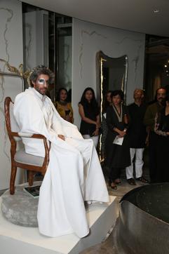 Actor Jim Sarbh performs at the new store opening for designer Gaurav Gupta Actor Jim Sarbh performs at the new store opening for designer Gaurav Gupta