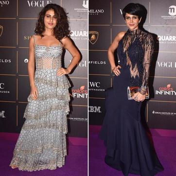 Fatima Sana Shaikh and Mandira Bedi at Vogue Women of the Year Awards 2018. Fatima Sana Shaikh and Mandira Bedi at Vogue Women of the Year Awards 2018.