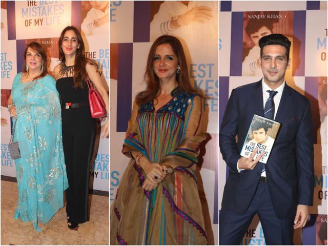 Sanjay Khan’s three kids, Farah, Sussanne and Zayed. (Viral Bhayani) Sanjay Khan’s three kids, Farah, Sussanne and Zayed. (Viral Bhayani)