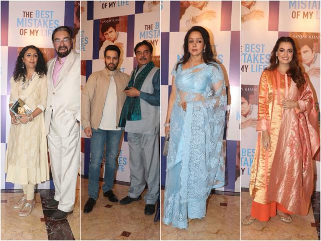 Kabir Khan, Shatrughan Sinha, Hema Malini and Dia Mirza at the event. (Viral Bhayani) Kabir Khan, Shatrughan Sinha, Hema Malini and Dia Mirza at the event. (Viral Bhayani)
