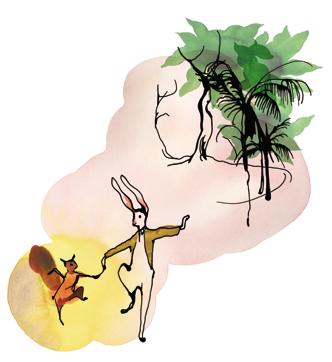 One of the illustrations that are part of the book. The illustrations have been created by Stina Wirsen.