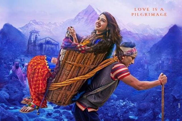 Sara Ali Khan and Sushant Singh Rajput in Kedarnath still.