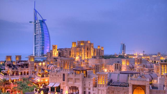 Madinat Jumeirah Living complex is a 25-minute drive from the airport and is located between Jumeira Beach and Umm Suqeim Roads. (Dubai Holding) Madinat Jumeirah Living complex is a 25-minute drive from the airport and is located between Jumeira Beach and Umm Suqeim Roads. (Dubai Holding)