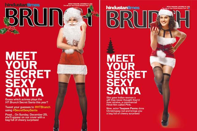 The Pink star played HT Brunch’s Secret Santa in 2016. The pic with the beard set social media abuzz; the most popular guess: Katrina Kaif. The cover appeared on Dec 25