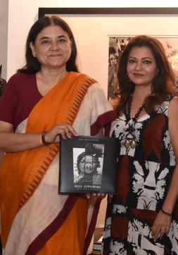 Maneka Gandhi with Anu Malhotra