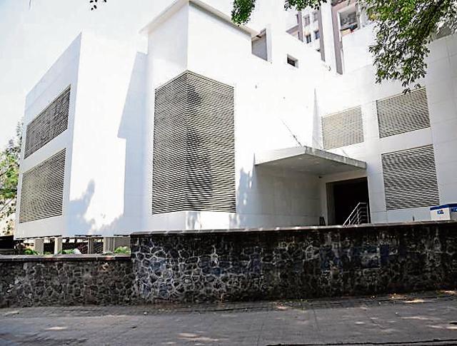 Dattatray Walse Patil hospital building on Bhau Patil road, in Bopodi. (HT PHOTO)