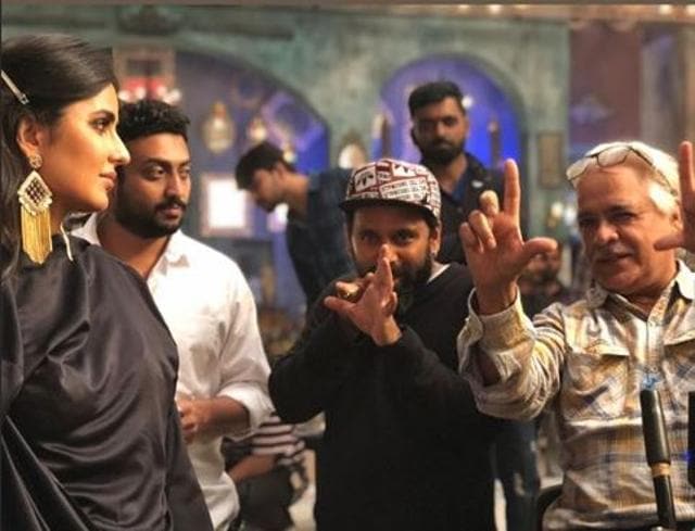 Katrina Kaif shared this picture from the sets of Zero.