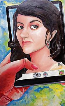 Artwork by Ahana Mukherjee of Dreamland school (HT)