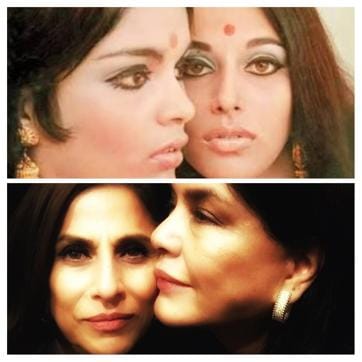 Then and Now: Zeenat Aman and Shobhaa De Then and Now: Zeenat Aman and Shobhaa De