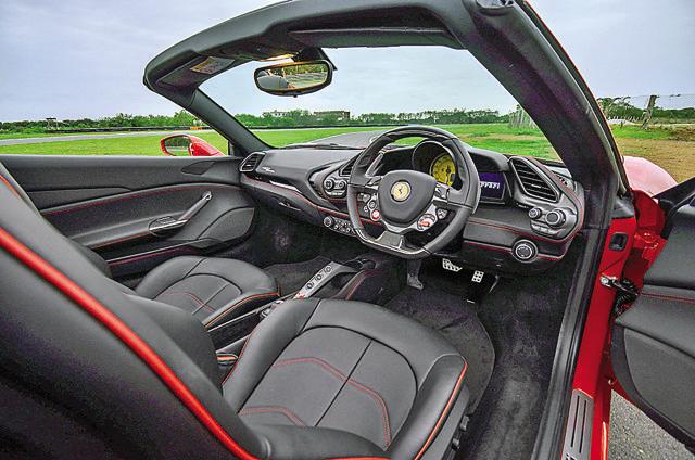 The 488 Spider is mechanically similar to the GTB coupe and offers the same enthralling driving experience