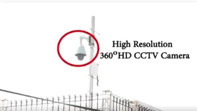 Tejashwi Yadav posted a video on his Twitter account encircling the CCTV camera. (Tejashwi Prasad Yadav Photo/Twitter) Tejashwi Yadav posted a video on his Twitter account encircling the CCTV camera. (Tejashwi Prasad Yadav Photo/Twitter)