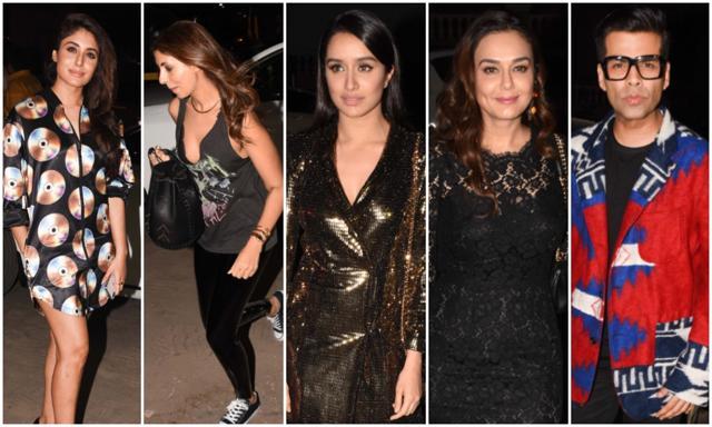 Shweta Bachchan, Shraddha Kapoor, Karan Johar, Preity Zinta and Kritika Kamra at the Soho house launch party. Shweta Bachchan, Shraddha Kapoor, Karan Johar, Preity Zinta and Kritika Kamra at the Soho house launch party.