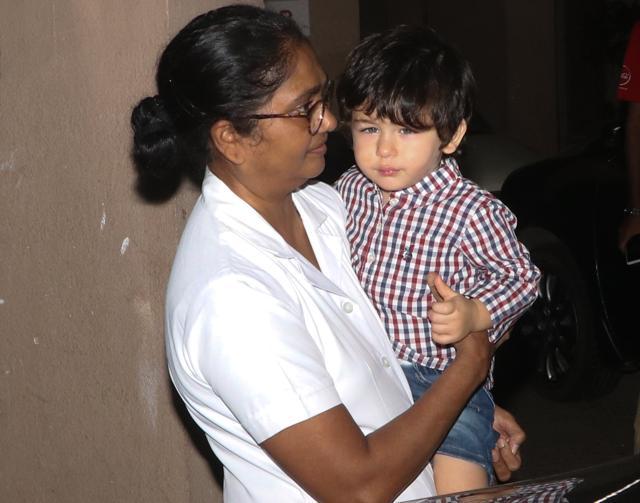 A sleepy Taimur Ali Khan in Bandra. A sleepy Taimur Ali Khan in Bandra.