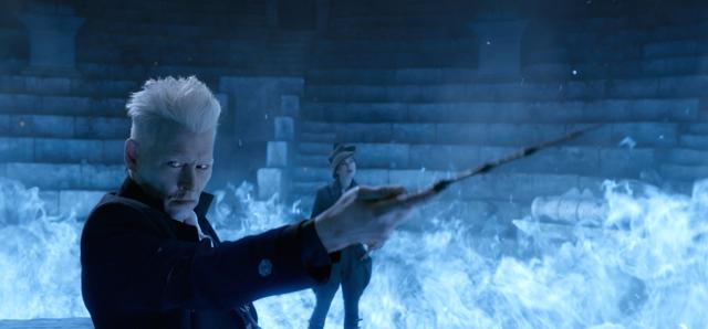 Johnny Depp is easily the best thing about Fantastic Beasts: The Crimes of Grindelwald. (AP) Johnny Depp is easily the best thing about Fantastic Beasts: The Crimes of Grindelwald. (AP)