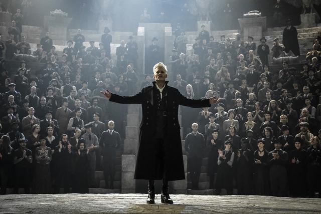 This image released by Warner Bros. Pictures shows Johnny Depp in a scene from Fantastic Beasts: The Crimes of Grindelwald. (AP) This image released by Warner Bros. Pictures shows Johnny Depp in a scene from Fantastic Beasts: The Crimes of Grindelwald. (AP)