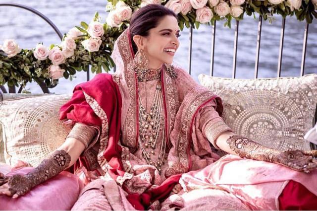 Deepika Padukone during her mehendi ceremony. Deepika Padukone during her mehendi ceremony.