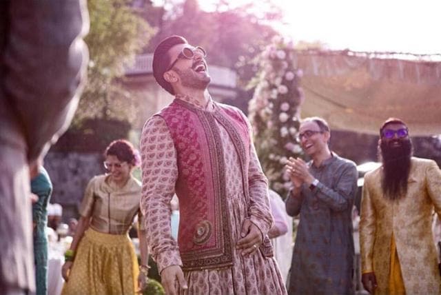 Ranveer Singh during his mehendi ceremony. Ranveer Singh during his mehendi ceremony.