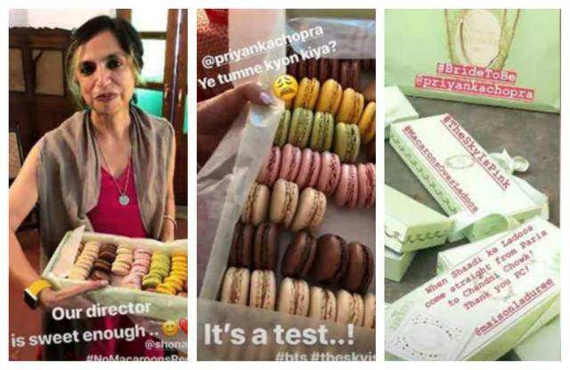 The Sky is Pink team seems to have got a sweet surprise from Priyanka Chopra. The Sky is Pink team seems to have got a sweet surprise from Priyanka Chopra.
