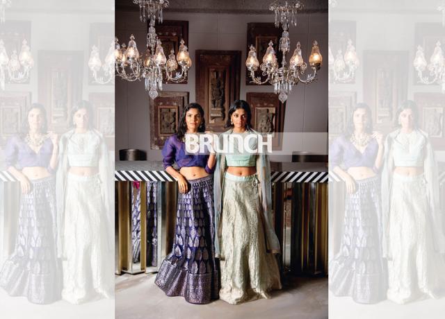 For a more global look on your wedding day, purple and sage are great breakaway colours from the traditional hues of red says designer Rahul Mishra. (Left) Lehenga, Ekaya; necklace and ring, Khanna Jewellers; (Right) Lehenga, Raw Mango; earrings and necklace, Birdhichand Ghanshyamdas (Hari Nair ) For a more global look on your wedding day, purple and sage are great breakaway colours from the traditional hues of red says designer Rahul Mishra. (Left) Lehenga, Ekaya; necklace and ring, Khanna Jewellers; (Right) Lehenga, Raw Mango; earrings and necklace, Birdhichand Ghanshyamdas (Hari Nair )