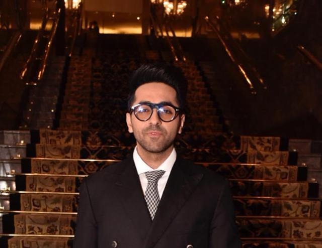 Aayushmann Khurrana at an awards function. (Viral Bhayani) Aayushmann Khurrana at an awards function. (Viral Bhayani)