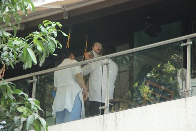 Taimur Ali Khan at his home in Mumbai. (Viral Bhayani) Taimur Ali Khan at his home in Mumbai. (Viral Bhayani)