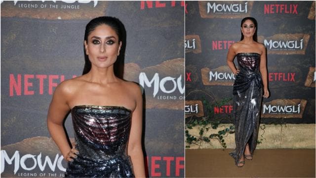 Kareena Kapoor Khan at the world premiere of Mowgli. Kareena Kapoor Khan at the world premiere of Mowgli.