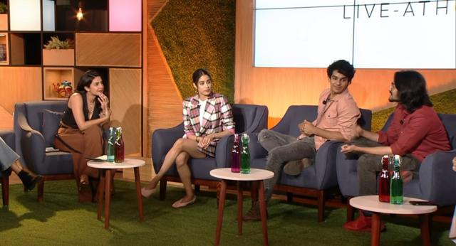 Priyanka Chopra in conversation with Janhvi Kapoor, Ishaan Khatter and Bhuvan Bam.