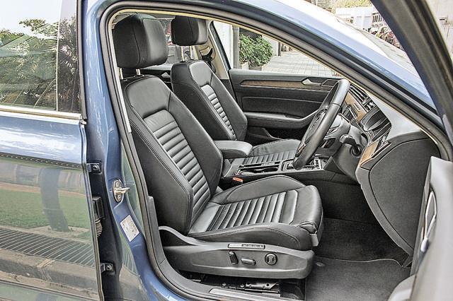 The Passat’s seats are super comfy The Passat’s seats are super comfy