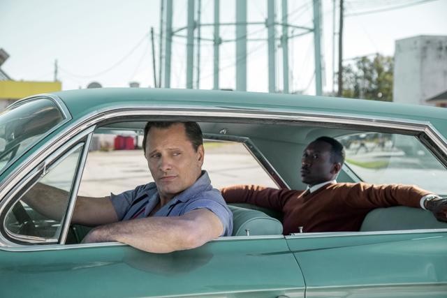 This image released by Universal Pictures shows Viggo Mortensen, left, and Mahershala Ali in a scene from Green Book. (AP) This image released by Universal Pictures shows Viggo Mortensen, left, and Mahershala Ali in a scene from Green Book. (AP)