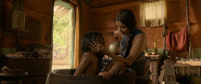 Freida Pinto in a still from Mowgli: Legend of the Jungle, in which she plays Messua. Freida Pinto in a still from Mowgli: Legend of the Jungle, in which she plays Messua.