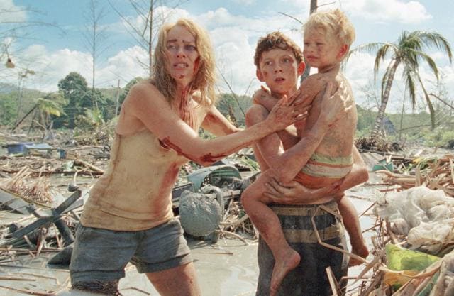 Naomi Watts and a young Tom Holland in a still from The Impossible. Naomi Watts and a young Tom Holland in a still from The Impossible.