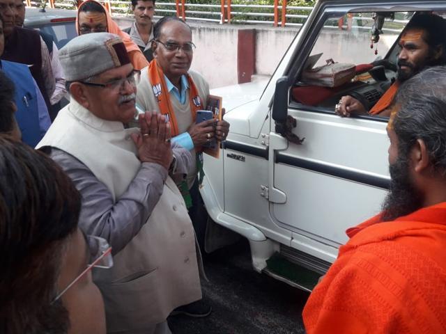 Gulab Chand Kataria is a seven-time MLA and home minister of Rajasthan. (HT Photo ) Gulab Chand Kataria is a seven-time MLA and home minister of Rajasthan. (HT Photo )