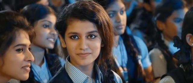 Priya Prakash Varrier in a song called Manikya Malaraya Poovi from the Malayalam film Oru Adaar Love.