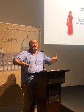 ‘Different cultural influences such as the Punjabi, Maratha, Mughal, Sikh and Tamil contributed to these paintings,’ said historian and author William Dalrymple, speaking at the inauguration of the exhibition. ‘Different cultural influences such as the Punjabi, Maratha, Mughal, Sikh and Tamil contributed to these paintings,’ said historian and author William Dalrymple, speaking at the inauguration of the exhibition.