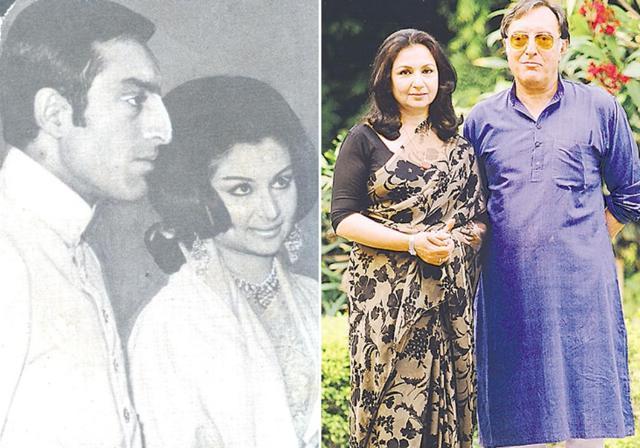 Sharmila Tagore with husband Masoor Ali Khan Pataudi. (HT Photos) Sharmila Tagore with husband Masoor Ali Khan Pataudi. (HT Photos)