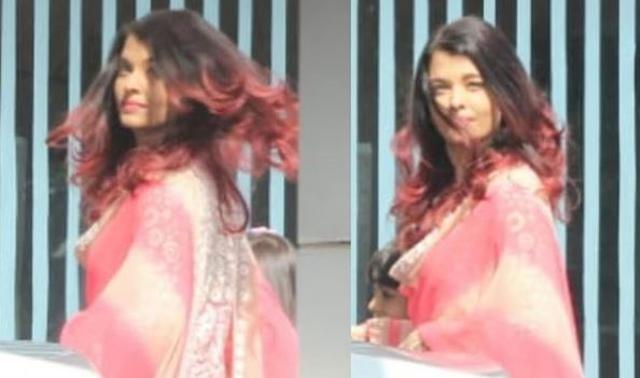 Aishwarya Rai at the Mumbai airport. (Viral Bhayani)