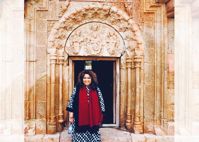 The author in Khor Virap monastery in the Ararat Plains near the border with Turkey (Dhruv Jain) The author in Khor Virap monastery in the Ararat Plains near the border with Turkey (Dhruv Jain)