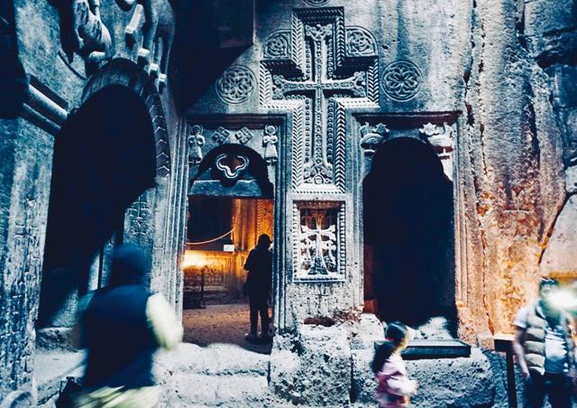 An ancient church inside Geghard Monastery (Dhruv Jain) An ancient church inside Geghard Monastery (Dhruv Jain)