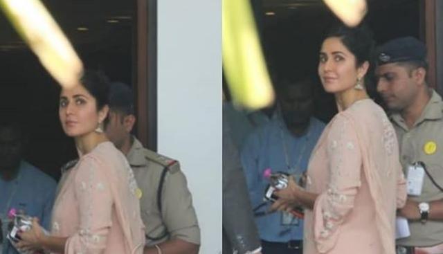 Katrina Kaif at the Mumbai airport. (Viral Bhayani)
