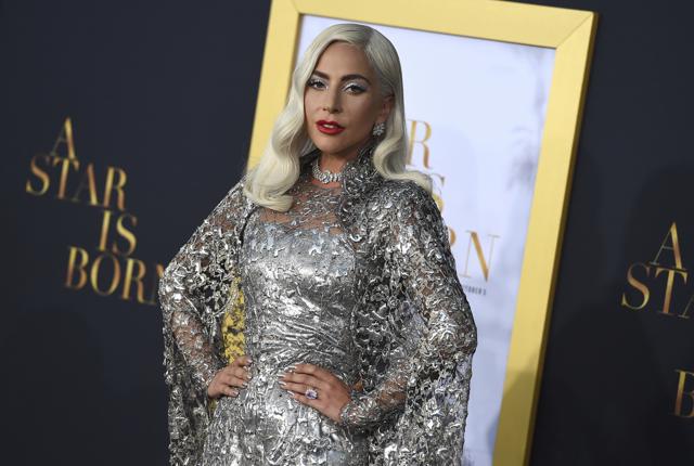 Lady Gaga arrives at the Los Angeles premiere of A Star Is Born, at the Shrine Auditorium. A list of nominees in the top categories at the 2019 Grammys, including Kendrick Lamar, who is the leader with eight nominations, were announced Friday, Dec. 7, 2018, by the Recording Academy. Drake, Cardi B, Brandi Carlile, Childish Gambino, H.E.R., Lady Gaga, Maren Morris, SZA, Kacey Musgraves and Greta Van Fleet also scored multiple nominations. (Jordan Strauss/Invision/AP) Lady Gaga arrives at the Los Angeles premiere of A Star Is Born, at the Shrine Auditorium. A list of nominees in the top categories at the 2019 Grammys, including Kendrick Lamar, who is the leader with eight nominations, were announced Friday, Dec. 7, 2018, by the Recording Academy. Drake, Cardi B, Brandi Carlile, Childish Gambino, H.E.R., Lady Gaga, Maren Morris, SZA, Kacey Musgraves and Greta Van Fleet also scored multiple nominations. (Jordan Strauss/Invision/AP)