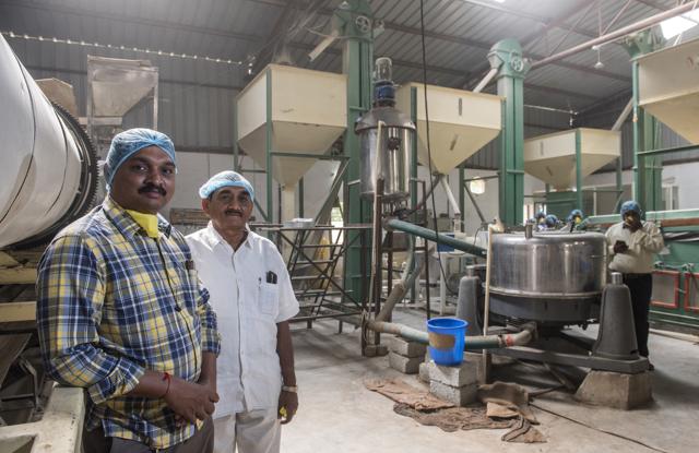 Jeevan Prashanth and his father Seshu Prashanth, co-founders of Orillet Foods, which processes and packages quinoa. ‘We are now sourcing from Rajasthan, as Anantapur farmers move away from cultivating quinoa,’ Jeevan says. (Satish Bate / HT Photo) Jeevan Prashanth and his father Seshu Prashanth, co-founders of Orillet Foods, which processes and packages quinoa. ‘We are now sourcing from Rajasthan, as Anantapur farmers move away from cultivating quinoa,’ Jeevan says. (Satish Bate / HT Photo)