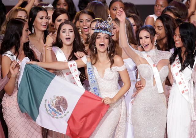 Miss Mexico Vanessa Ponce de Leon celebrates after winning the Miss World 2018 title. (REUTERS) Miss Mexico Vanessa Ponce de Leon celebrates after winning the Miss World 2018 title. (REUTERS)