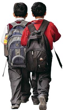 The Union HRD ministry recently directed schools across India to reduce the weight of school bags. (Sakib Ali/HT Photo) The Union HRD ministry recently directed schools across India to reduce the weight of school bags. (Sakib Ali/HT Photo)
