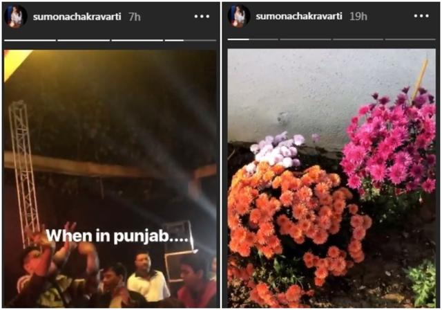 Sumona Chakravarti also shared pictures and videos.