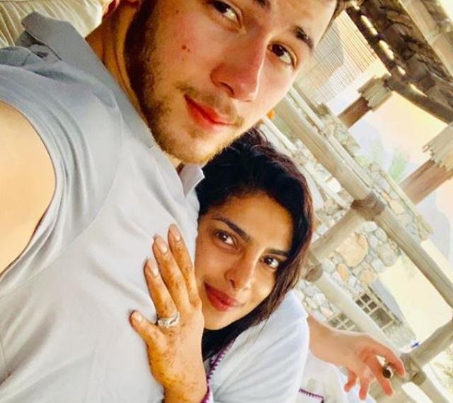 Nick Jonas and Priyanka Chopra in Oman.
