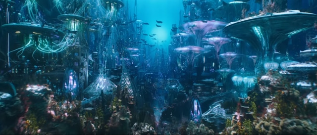 The underwater city of Atlantis looks like Singapore’s Gardens by the Bay - draw the ecological parallels yourself.