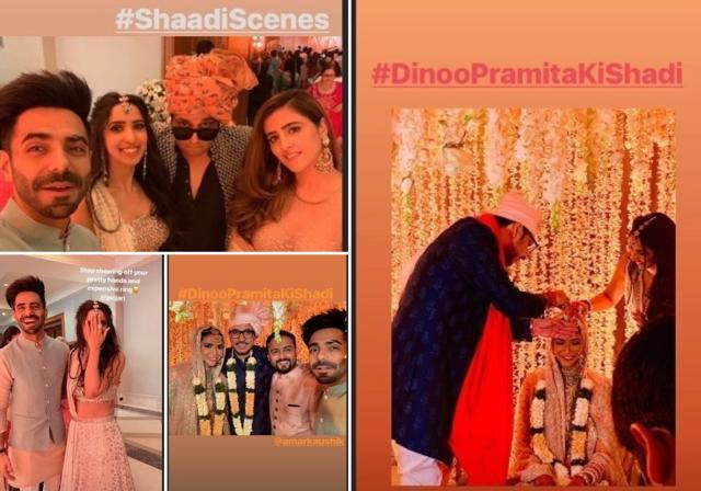 Aparshakti Khurana too shared pictures from the wedding on his Instagram page. Aparshakti Khurana too shared pictures from the wedding on his Instagram page.