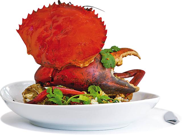 Signature mud crab with ginger, chilli, shallot Signature mud crab with ginger, chilli, shallot